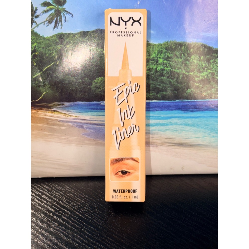 NYX Epic Ink Liner Waterproof Liquid Eyeliner Marshmallow EIL07 New